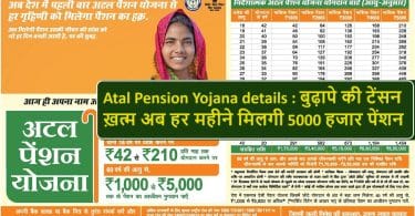 Atal Pension Yojana details